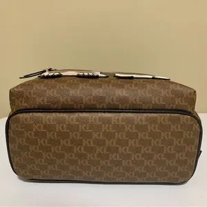 Karl Lagerfeld Paris Brown Monogram Amour Backpack-NWT Karl Lagerfeld | Bags | Karl Lagerfeld Paris Multi Monogram  main image 2